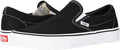 Vans Classic Slip-On Black/White Size 10.5 Women/ 9 Men