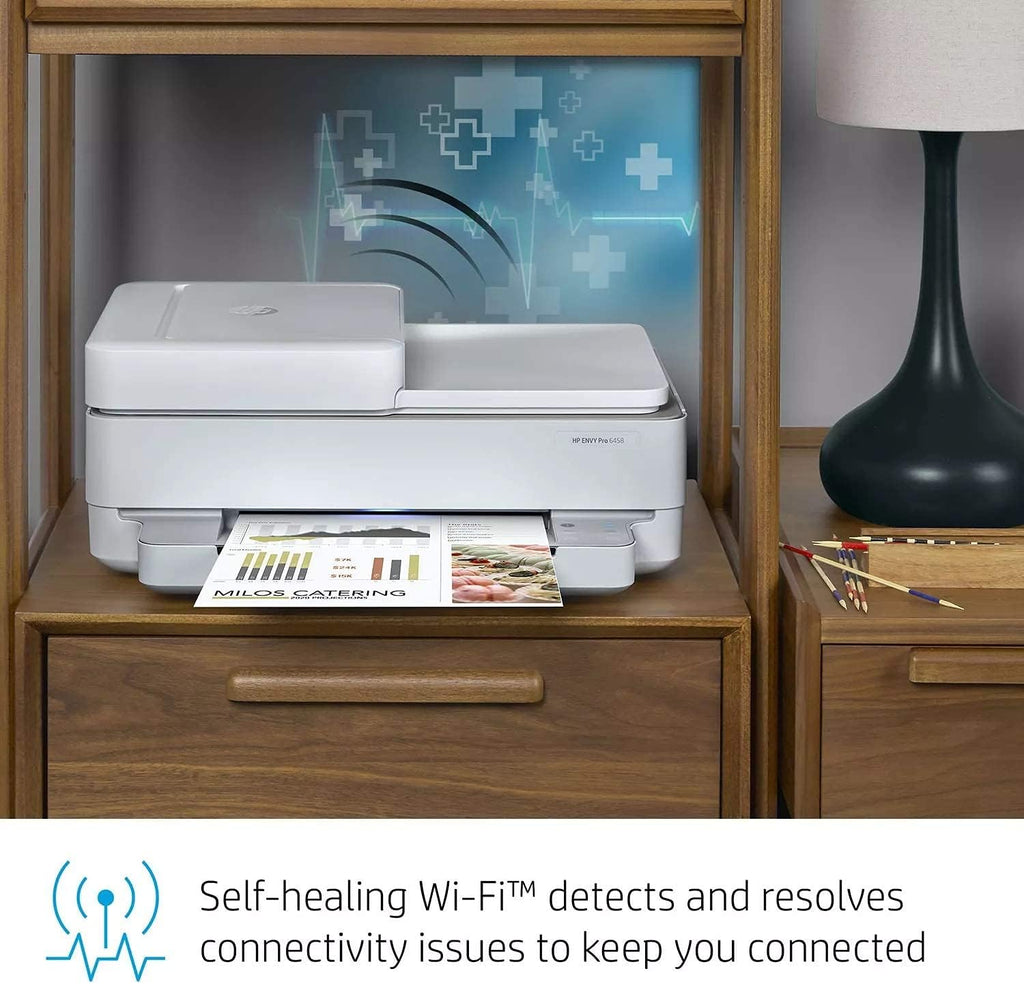 HP Envy Pro 6458 All-in-One Wireless Printer (Renewed) D827