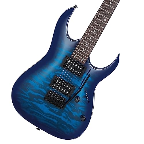 Ibanez GRGA120QATBB GIO RGA 6str Electric Guitar - Transparent Blue Burst
