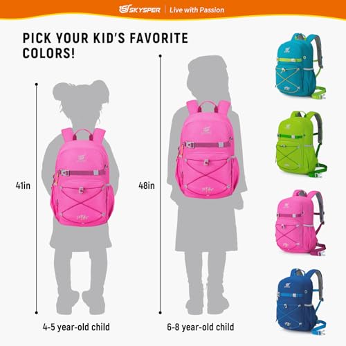 SKYSPER Kids Backpack 15L Travel Daypack for Ages 4-6 M57331
