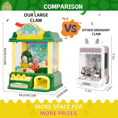 Claw Machine for Kids with Music Lights, USB Rechargeable, Ages 4-12 X2020