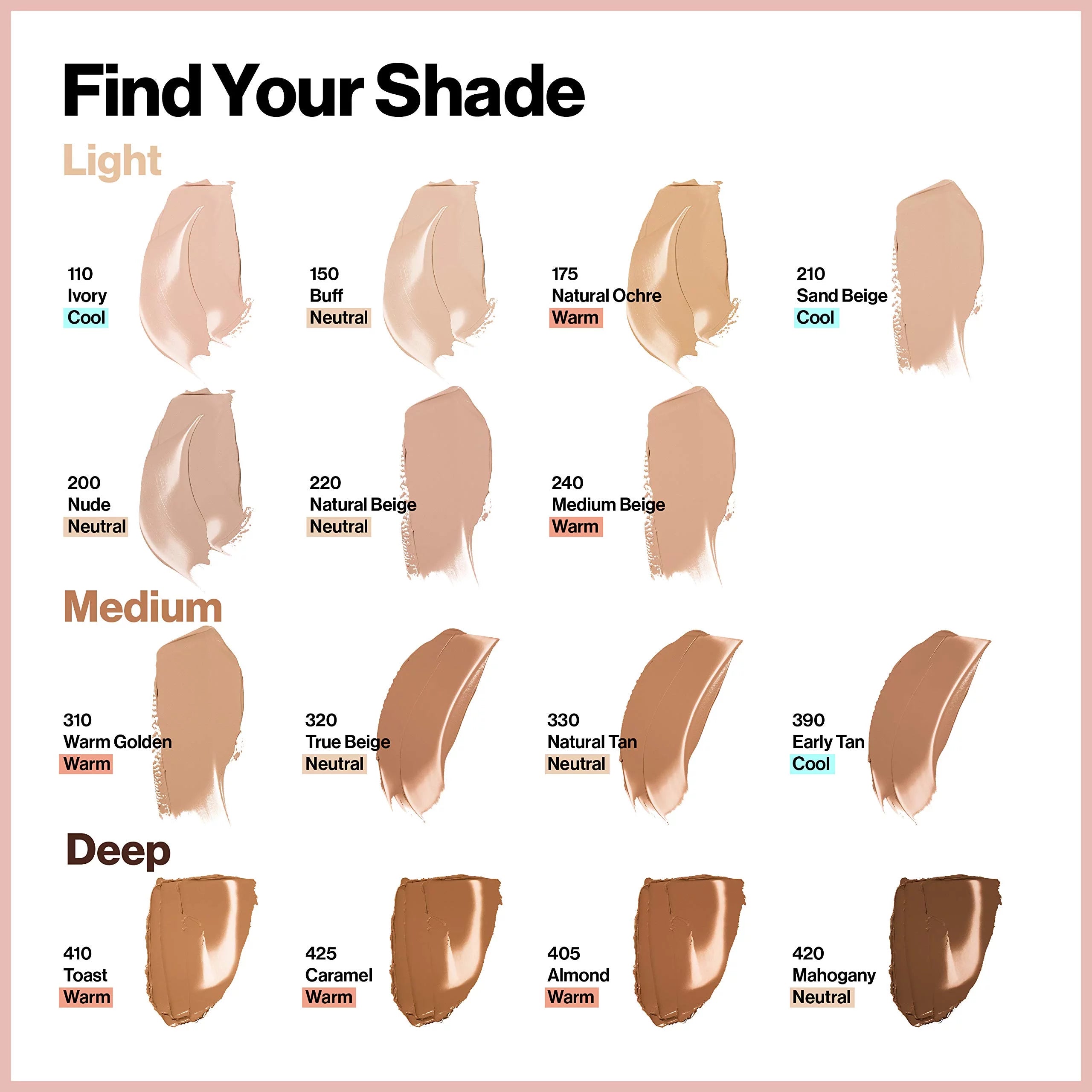 Revlon ColorStay Full Cover Matte Foundation 330 Natural Tan, 1 Fl Oz (Pack of 10) Y5635