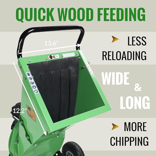 S3 Wood Chipper Shredder 7HP 212cc Gas Powered, 3" Max Capacity T367235