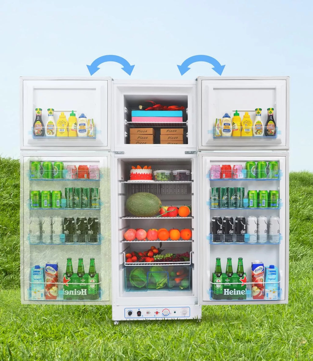 SMAD 13.4 Cu ft Propane Refrigerator Top Freezer, 110V/LPG U466680