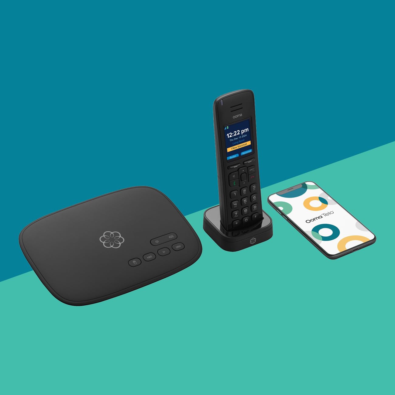 Ooma HD3 Cordless Handset with Caller-ID and HD Voice for Ooma Telo U623