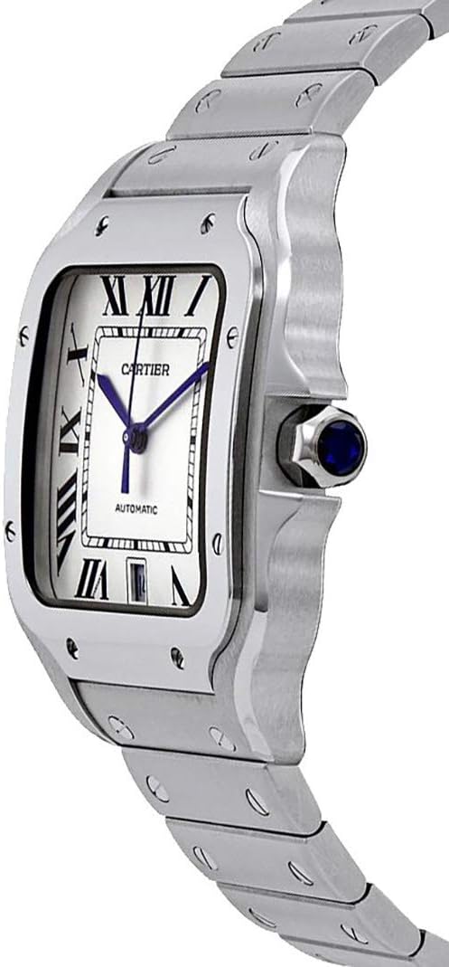 Cartier Santos de Cartier Large Model Automatic Steel Silver-tone Watch W70205