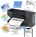 Phomemo Bluetooth Thermal Label Printer, 4x6 Thermal Shipping Label Printer for Small Business, 245-BT Bluetooth Shipping Label Printer for Shipping Packages, Compatible with iPhone, USPS, Amazon