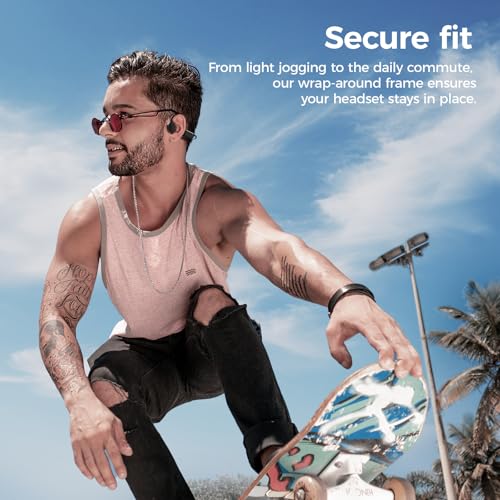 Bone Conduction Headphones Wireless Bluetooth Open-Ear Sports with Mic Y834622