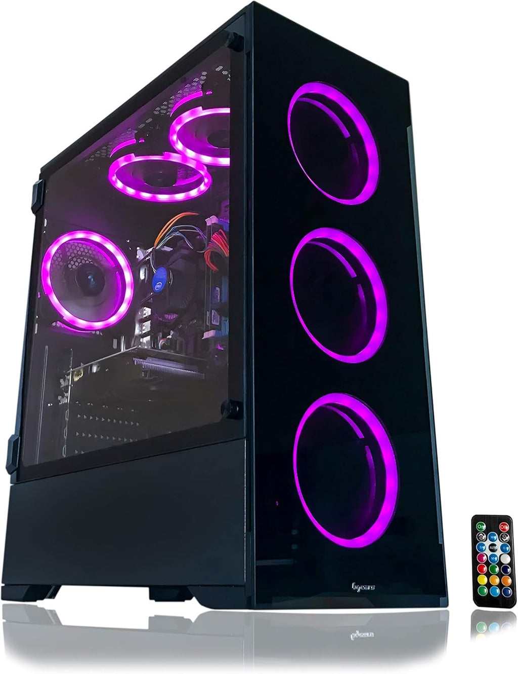 Alarco Gaming PC Desktop, Intel 3.70GHz, 16GB RAM, 512GB SSD, RX 580 8GB, Windows 11 Pro H2833