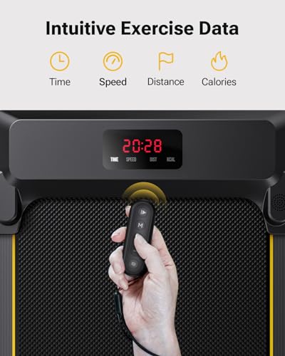 UREVO Under Desk Treadmill 2 in 1 with Remote Control, LED Display A839