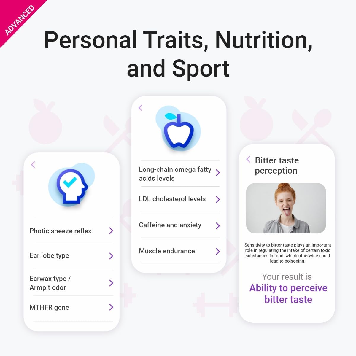 tellmeGen DNA Test Advanced Duo - 2 DNA Tests for Couple Genetic Testing X138