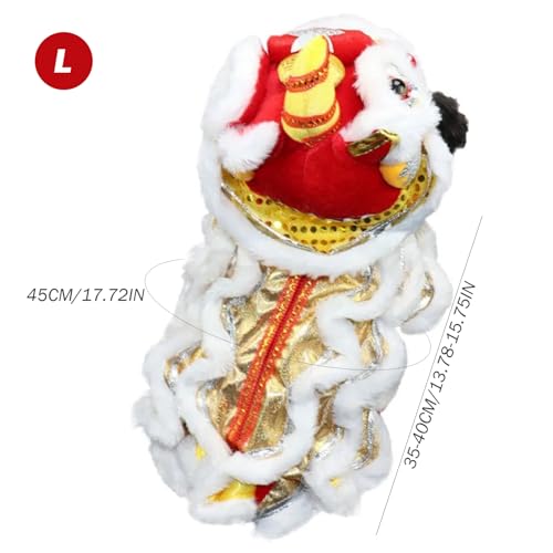 Dog Dragon Costume with Beast Horn for Pets, XL O5024