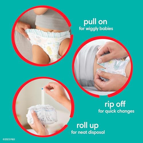 Pampers Cruisers 360 Diapers Size 4, 144 Count, Pull-On Disposable Baby Diapers W1675