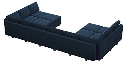 Belffin Oversized Modular Sectional Sofa with Double Chaises and Storage F17277
