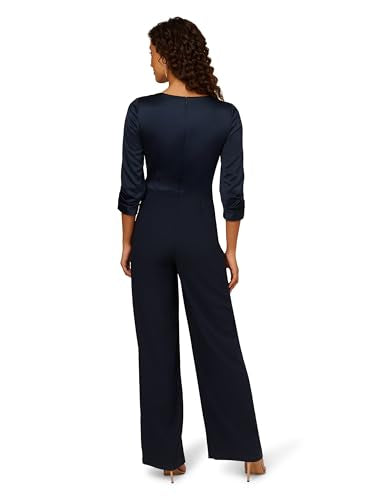 Adrianna Papell Women's Satin Crepe Jumpsuit L138780