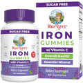 MaryRuth's Iron Suppleme nt Gummies for Adults | Sugar Free | Gummy Iron Supplements + Vitamin C for Ages 14+ | Iron Supplement for Iron Deficiency | Immune Support | Vegan | Non-GMO | 60 Count