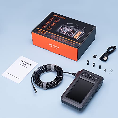 DEPSTECH Industrial Endoscope, 5.5mm 1080P HD Borescope Inspection Camera with 4.3" LCD Screen C751409
