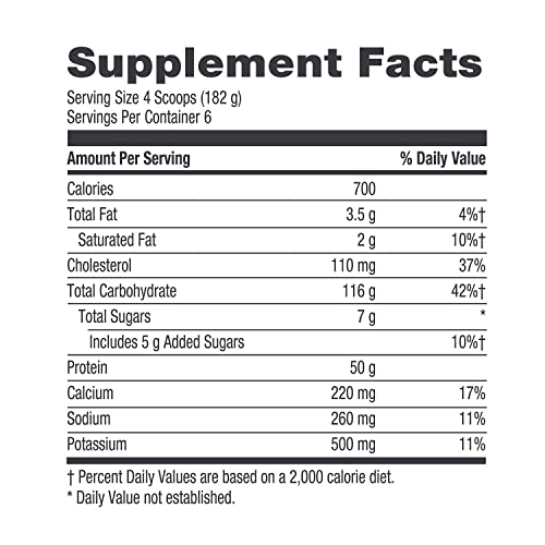 GNC Pro Performance Weight Gainer, Double Chocolate, 6 Servings E711