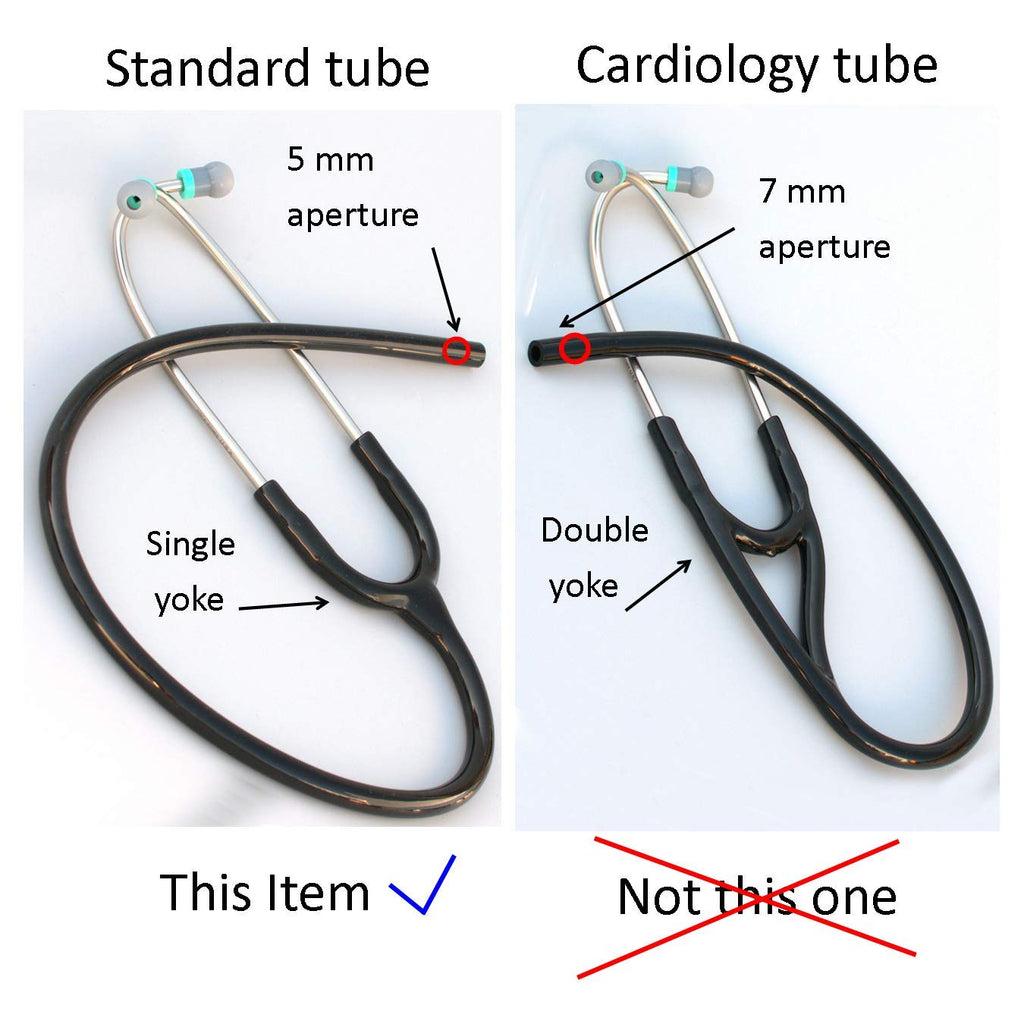 CardioTubes Replacement Tube for Littmann Classic II SE Stethoscopes, 5mm Green Q456278