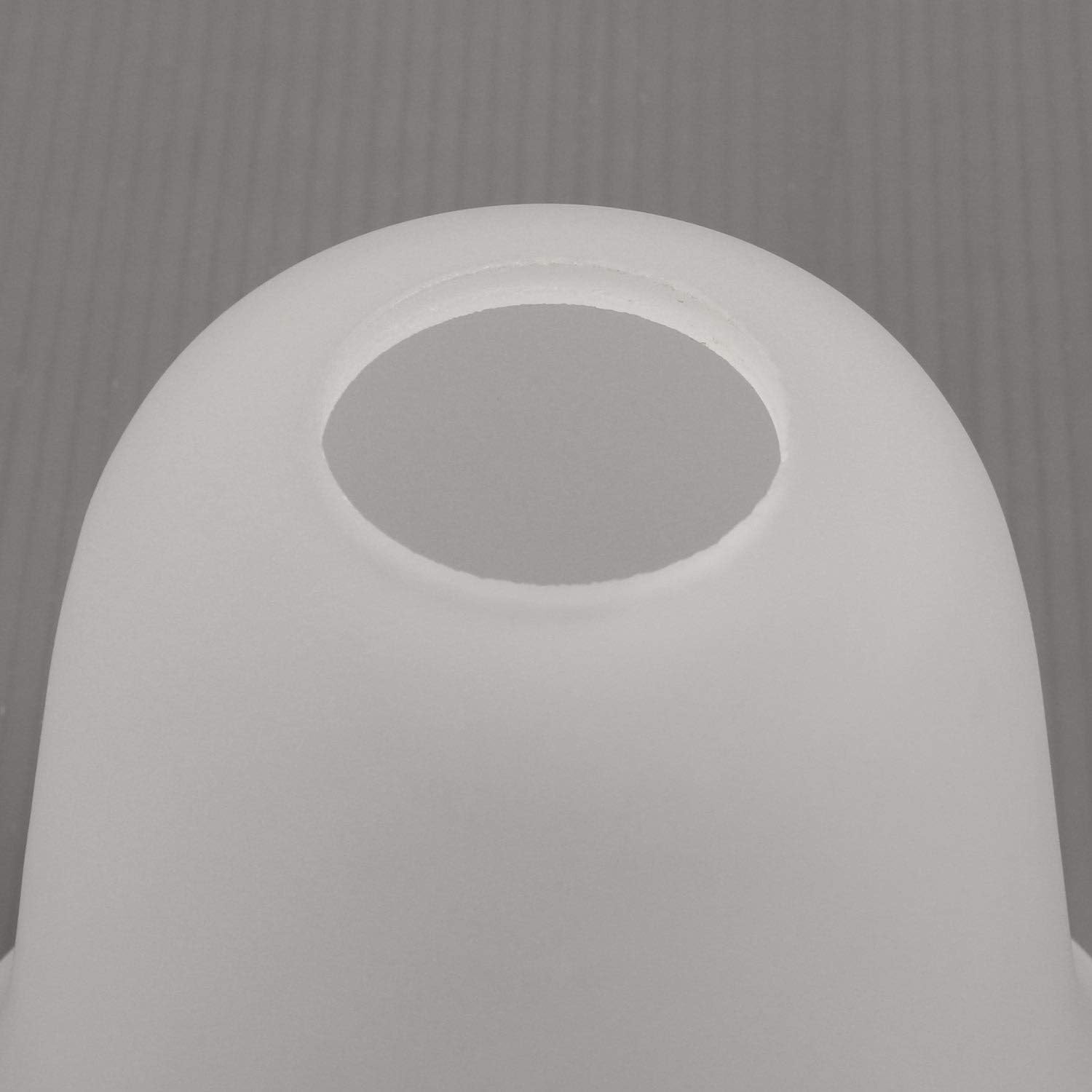 4 Pack Bell Frosted Glass Lamp Shade Replacement, 1-5/8" Fitter, A00047 F89546