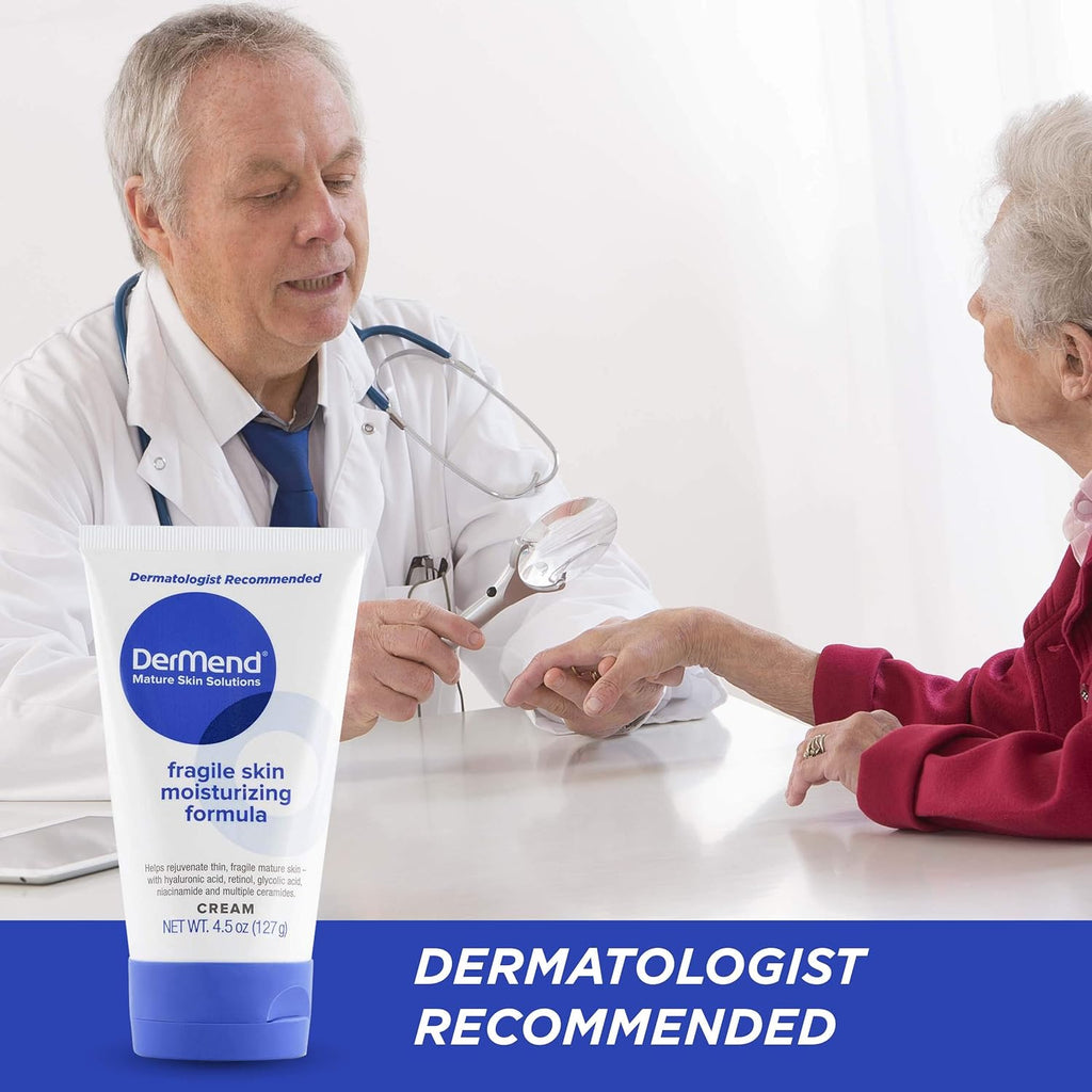 Dermend Specialized Fragile Skin Moisturizing Cream for Mature Skin, 4.5 Oz N18541