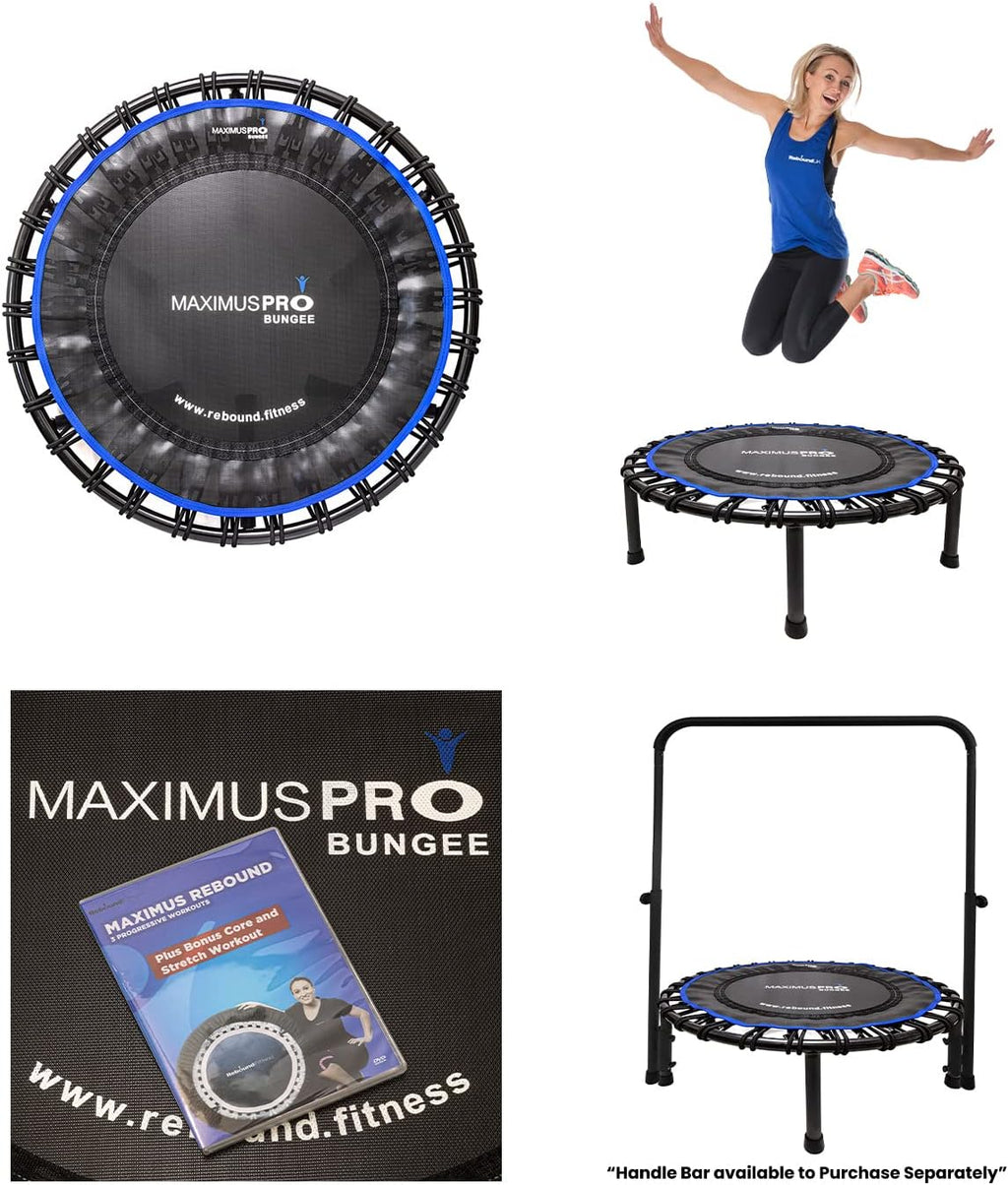 Maximus Pro 40'' Mini Trampoline Bungee Rebounder for Adults & Children S915