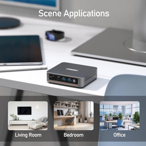 WI-6 Mini Desktop Computer, Intel N95, 16GB RAM 512GB SSD L917576