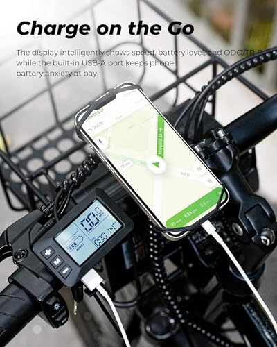 isinwheel M40 Folding Electric Bike for Adults, 500W, 26" Y882
