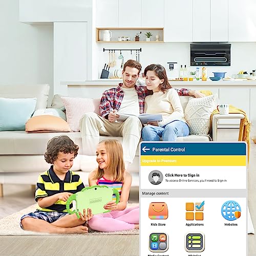 Kids Tablet 7 inch 32GB with WiFi, Dual Camera, Parental Control M268632