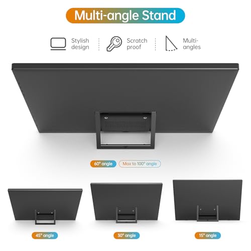 Portable Monitor 15.6 Inch 1080P USB-C HDMI Ultra-Slim with Kickstand G870