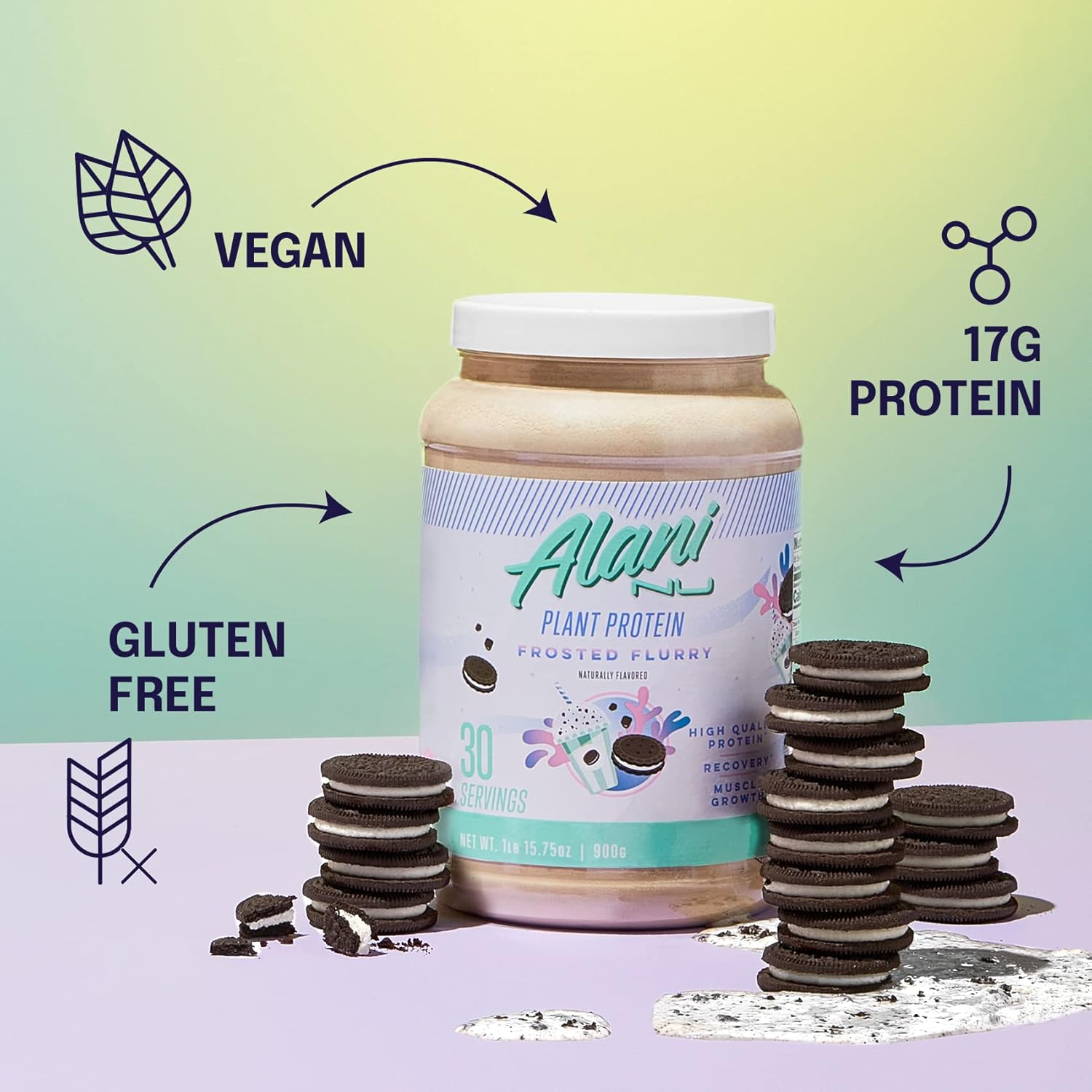 Alani Nu Plant Protein Frosted Flurry 1.15 Lbs. U48199