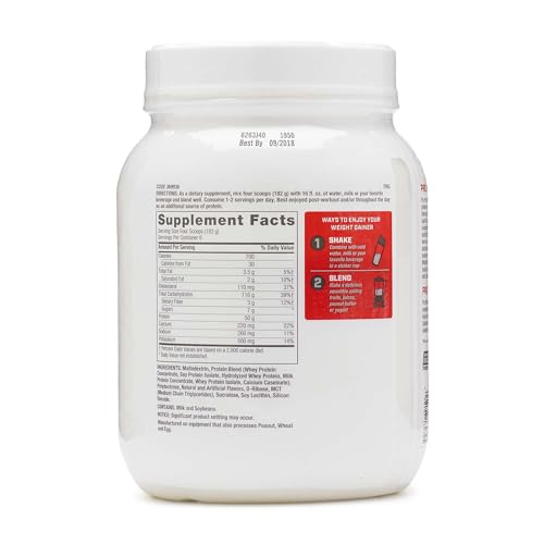 GNC Pro Performance Weight Gainer, Double Chocolate, 6 Servings E711