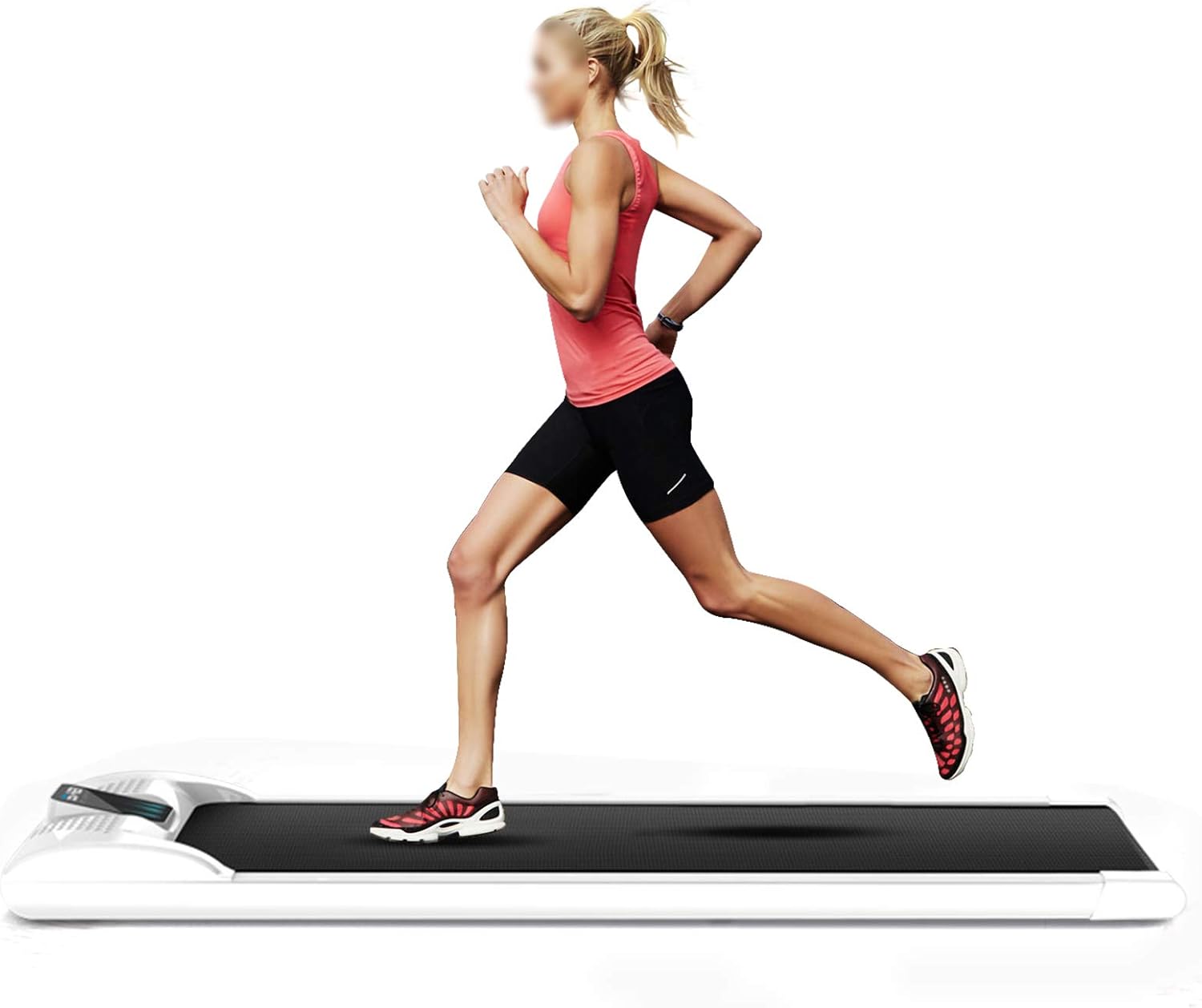 Walking Pad Under Desk Treadmill Portable Treadmill Machine with Remote Control for Walking and Running Low Noise (220lbs)