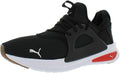 Puma - Mens Softride Enzo Evo Knit Shoes, Size: 9.5 M US, Color: Puma Black/Castlerock/High Risk Red