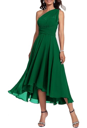 Tea Length Convertible Mother of The Bride Dresses Chiffon Infinity Bridesmaid Dress Wedding Guest Dress