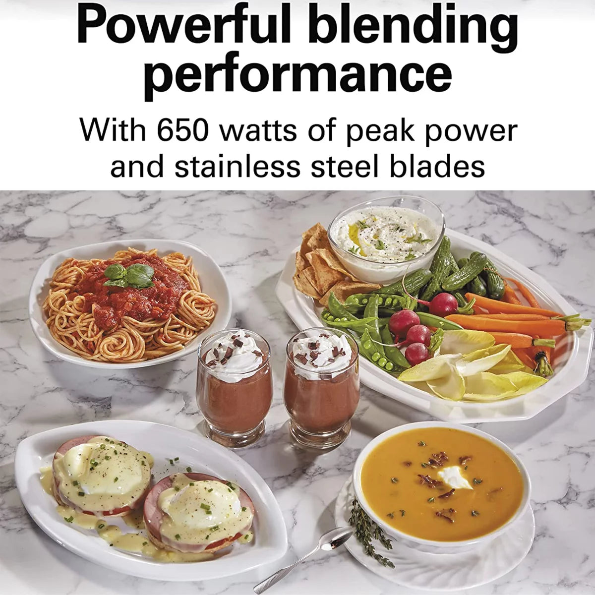 Kitchen Countertop Blender with 32oz Jar, Black and Silver H16722