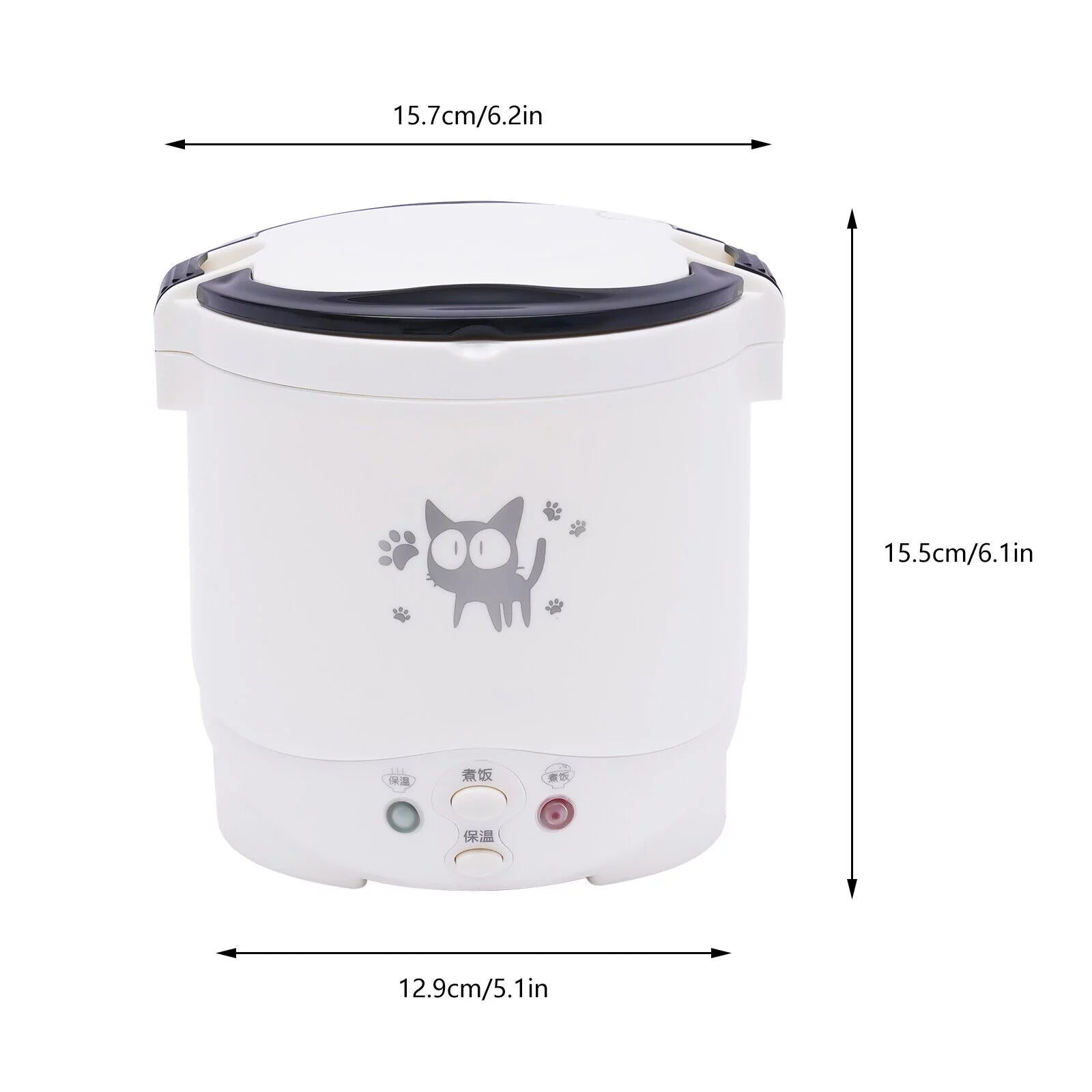 Car Mini Travel Lunch Box Electric Rice Cooker Steamer 12V U510443