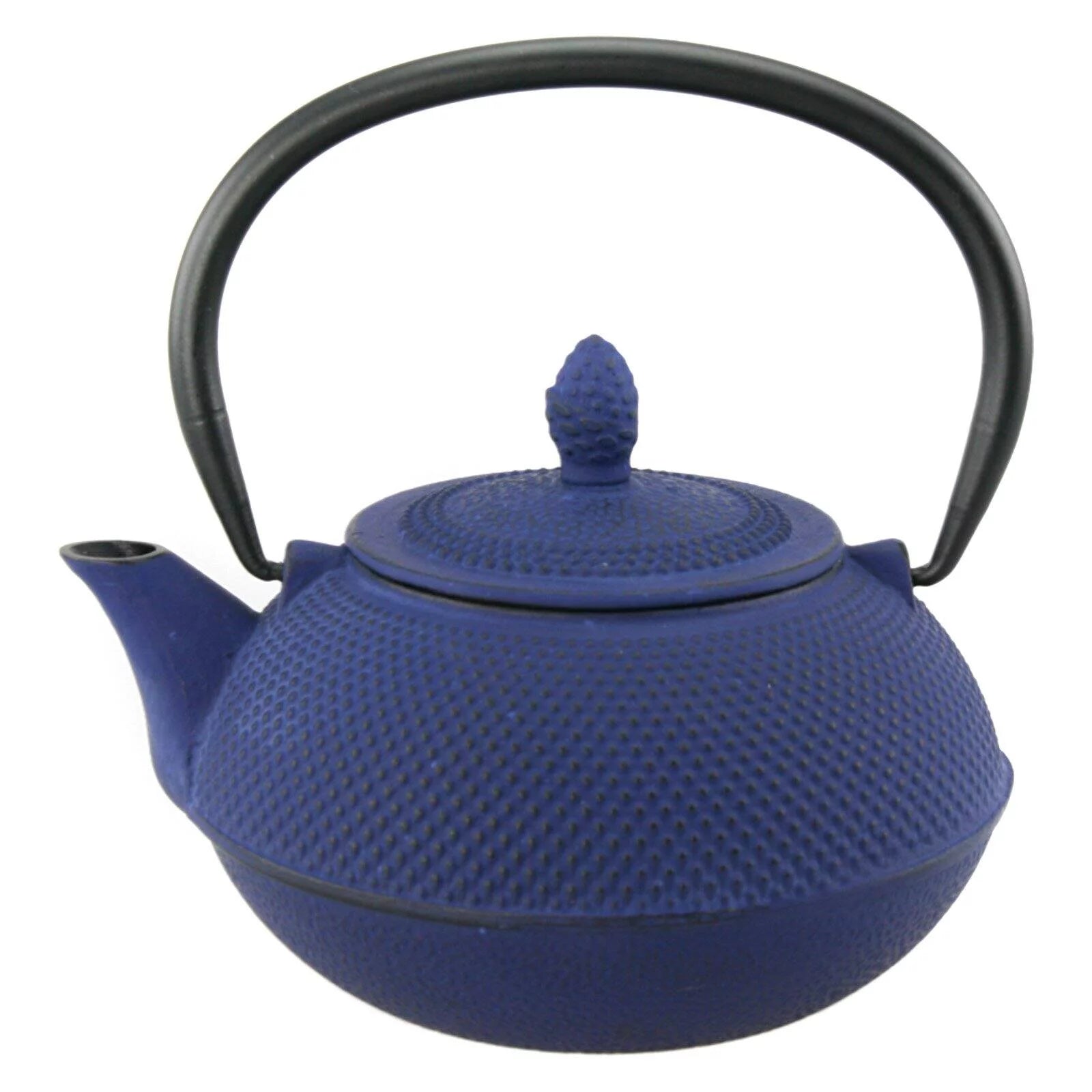 Creative Home 30 Oz Cast Iron Tea Pot Blue M895