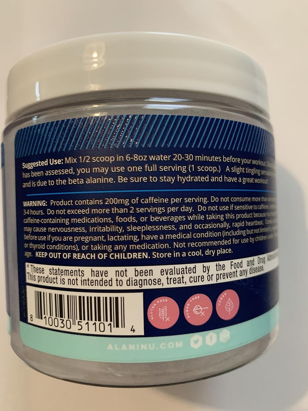 Alani Nu pre-workout Breezeberry, 20 servings S7516