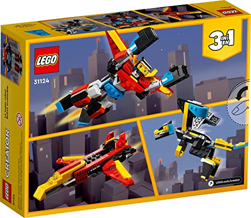 LEGO Creator 3 in 1 Super Robot Building Kit, Toy Robot or Dragon or Jet Plane, Gift for Kids Age 7+ P928183