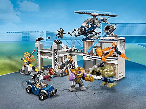 LEGO Marvel Avengers Compound Battle 76131 Building Set with Toy Car, Helicopter, and Minifigures R205672