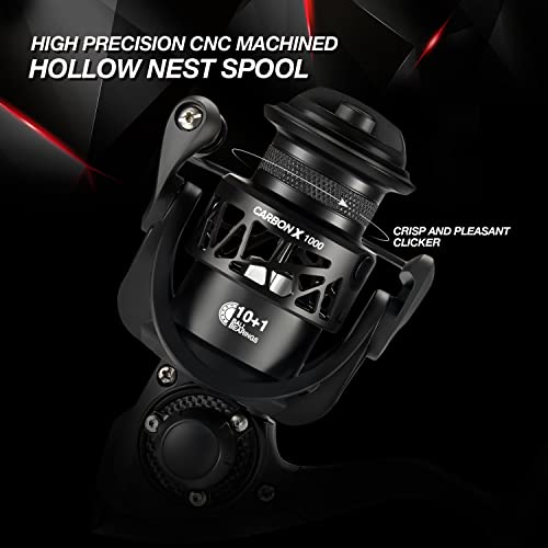Piscifun Carbon X Spinning Reel, 5.1oz, 33LB Max Drag, Saltwater Freshwater N33222