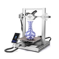 Super3d A3 3D Printer, WiFi Connection, Auto Leveling/90% Pre-Assembled/Heated Pad/Resume Printing, Open Source DIY FDM 3D Printer for Beginners, 5in Touch Screen, Print Size 8.7x8.7x9.8 Inch, Silver