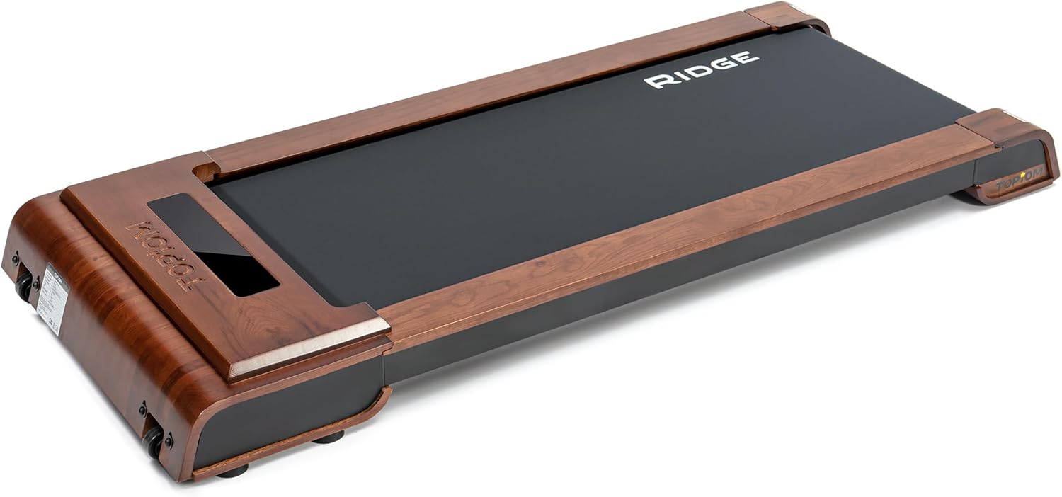 Under Desk Treadmill, Wood Walking Pad with Remote Control 310 lb Capacity, 2 in 1 Walking Treadmill Under Desk for Home Office Use Installation-Free with LED Display