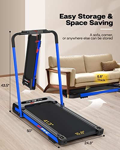 FYC Under Desk Treadmill Walking Pad 2 in 1 Folding for Home Office X63175