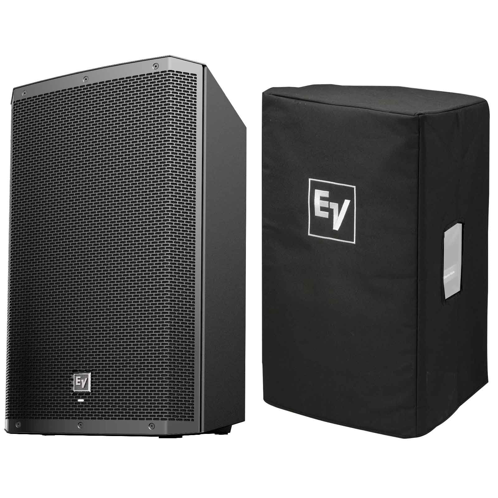 Electro-Voice ZLX-15BT 15" Powered Bluetooth Loudspeaker with Cover Package