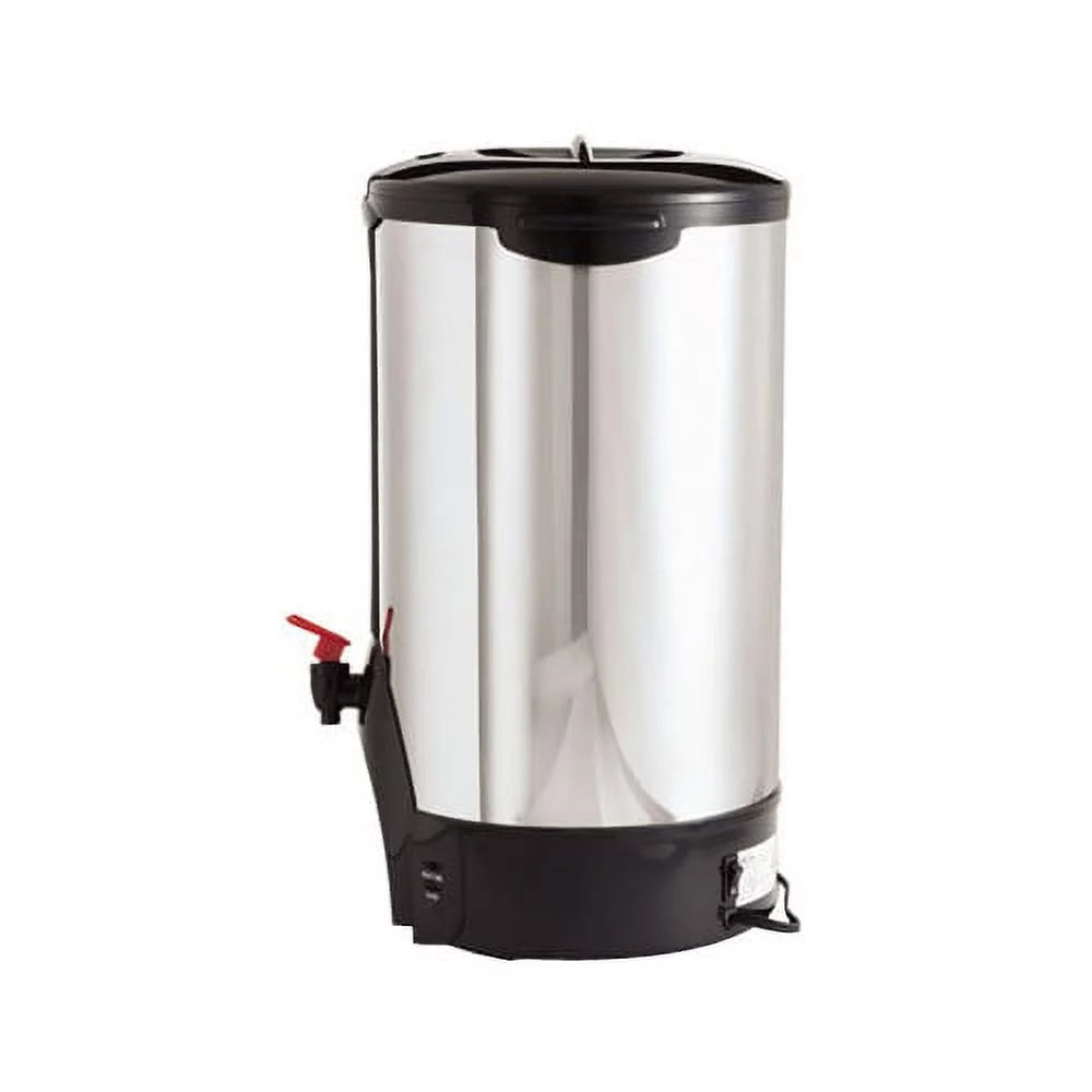 Coffee Pro 100-Cup Commercial Urn Coffeemaker, Stainless Steel I445865
