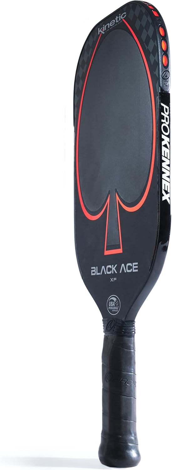 PROKENNEX Black Ace XF Pickleball Paddle with Toray 700 Carbon Fiber Face X524172