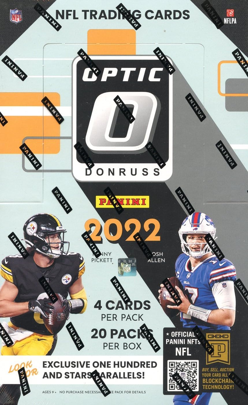 2022 Donruss Optic Football Factory Sealed Retail Box (20 Packs)