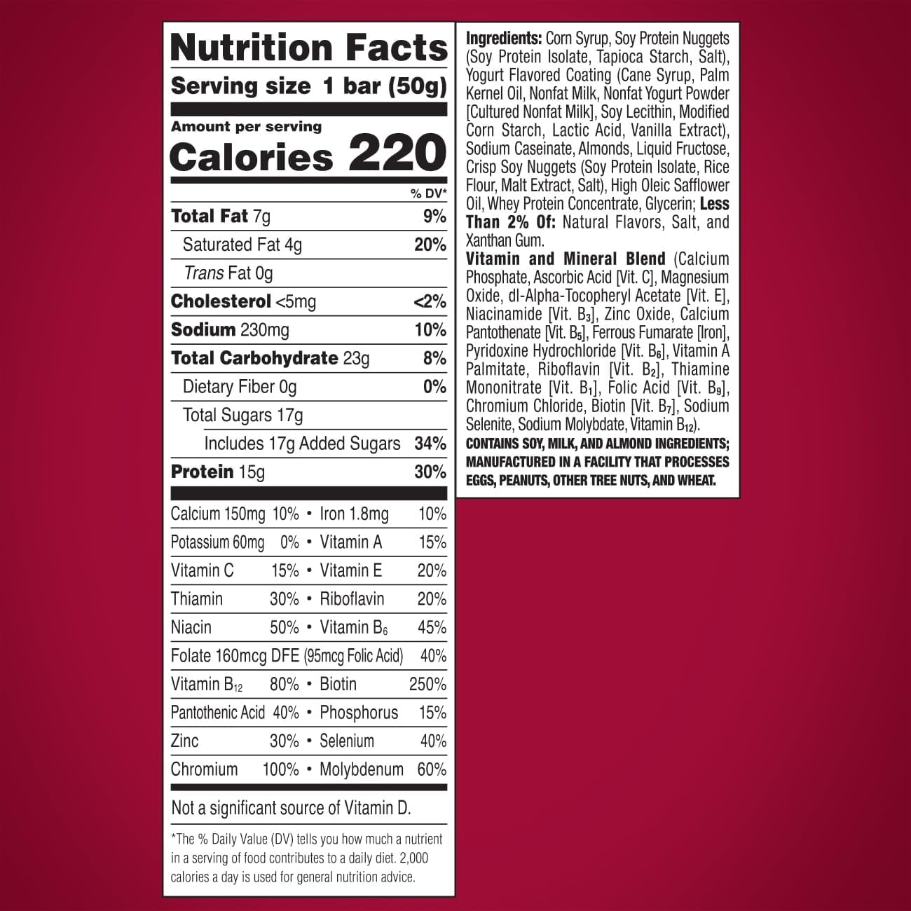Zone Perfect Protein Bars Cinnamon Roll, 12 Count T2950